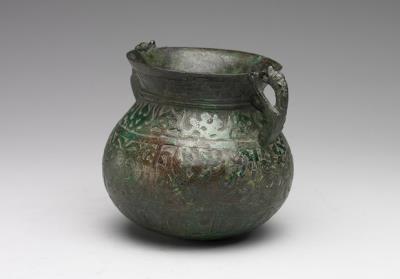 图片[2]-Jar with mythical creatures and lotus-petal motif, Northern Wei dynasty, c. mid-5th century-China Archive